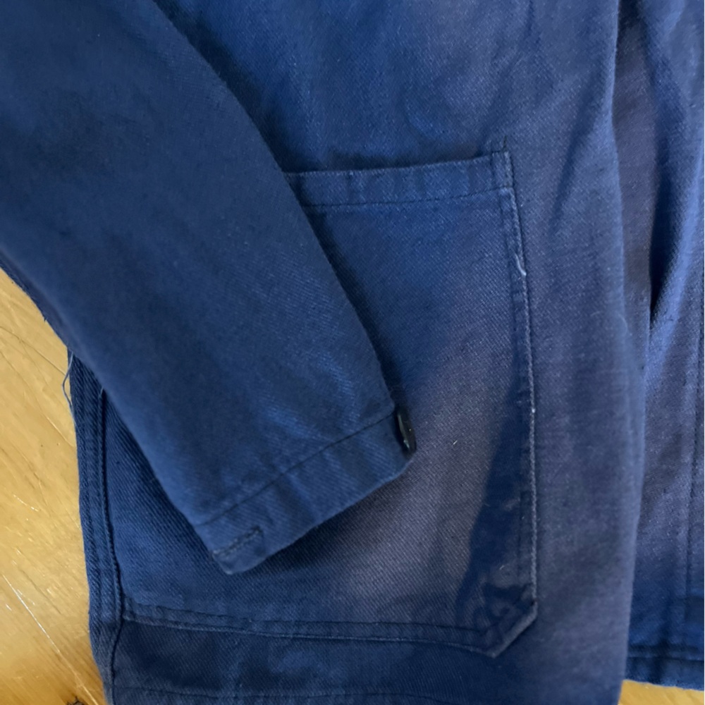 Authentic French chore jacket purchased in Paris. Soft cotton - Picture 7 of 7